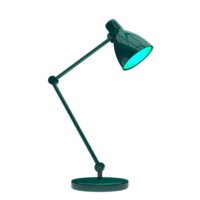 modern skrivbord lampa isolerat på bakgrund. 3d tolkning - illustration png