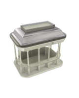 Werbung Kiosk isoliert auf Hintergrund. 3d Rendern - - Illustration png