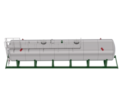 gas tanque aislado en antecedentes. 3d representación - ilustración png