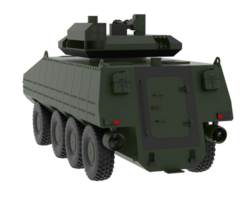 War vehicle isolated on background. 3d rendering - illustration png