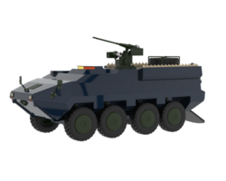 War vehicle isolated on background. 3d rendering - illustration png