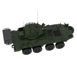 War vehicle isolated on background. 3d rendering - illustration png