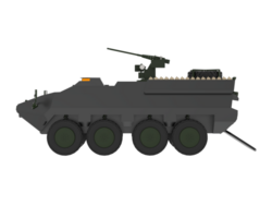 War vehicle isolated on background. 3d rendering - illustration png