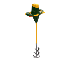 Concrete hand mixer isolated on background. 3d rendering - illustration png