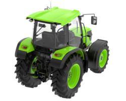 Tractor isolated on background. 3d rendering - illustration png