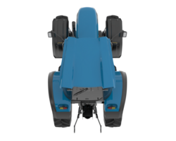 tracteur isolé sur Contexte. 3d le rendu - illustration png