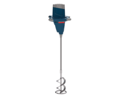 Concrete hand mixer isolated on background. 3d rendering - illustration png