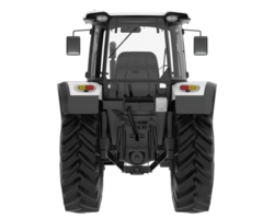 Tractor isolated on background. 3d rendering - illustration png