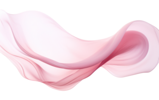 AI generated smoke wave  in the color of pink on transparent background png