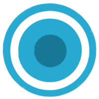 Blue circle spot and row png