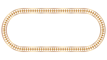 Jahrgang golden Blumen- retro Ecke Rand oder Rechteck Rahmen transparent Hintergrund png