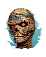 AI generated mummy art illustrations for stickers, tshirt design, poster etc png