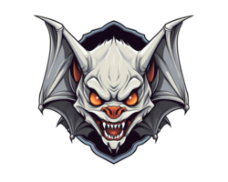 AI generated bat art illustrations for logo, stickers, tshirt design, poster etc png