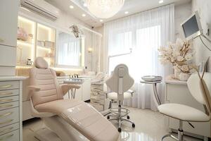 AI generated Radiant Transformation Aesthetic Clinic's Promotional Elegance Unleashed photo