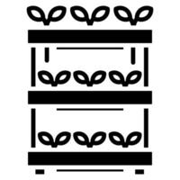 Plant Stand icon line vector illustration