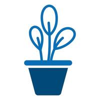 Plant Decor icon line vector illustration