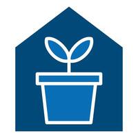 Indoor Planting icon line vector illustration