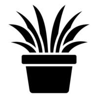 Houseplants icon line vector illustration