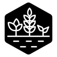 planta diversidad icono línea vector ilustración