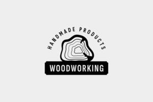 woodworking logo vector icon illustration