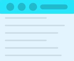 Web Browser Flat Icon vector