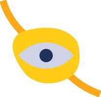 Eyepatch Flat Icon vector
