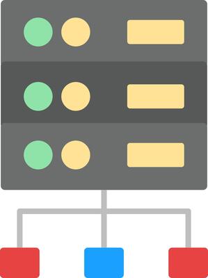 Structured Data Flat Icon