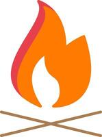 Fire Flat Icon vector