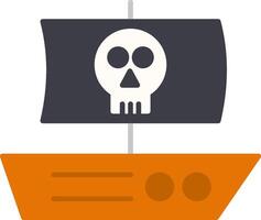 Pirate Flat Icon vector