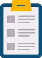Checklist Flat Icon vector