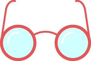 Eyeglasses Flat Icon vector