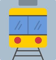 Metro Flat Icon vector