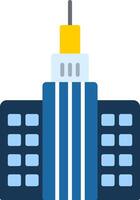 Skycraper Flat Icon vector