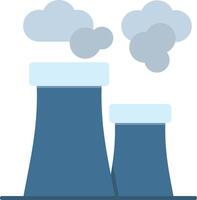 Air Pollution Flat Icon vector