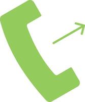 Dial Flat Icon vector