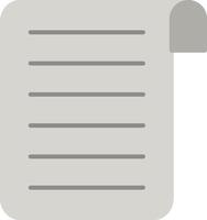 Document Flat Icon vector