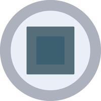 Stop Flat Icon vector