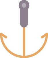 Grappling Hook Flat Icon vector