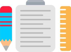 Clipboard Flat Icon vector