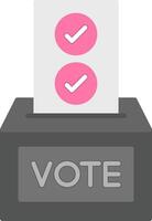 Ballot Flat Icon vector