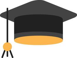 Mortarboard Flat Icon vector