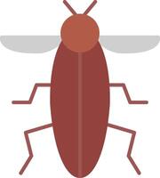 insecto plano icono vector