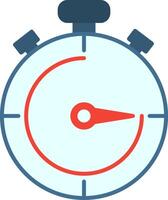 Stopwatch Flat Icon vector