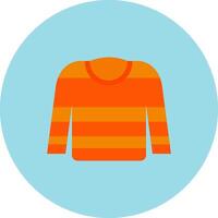 Jumper Flat Circle Icon vector