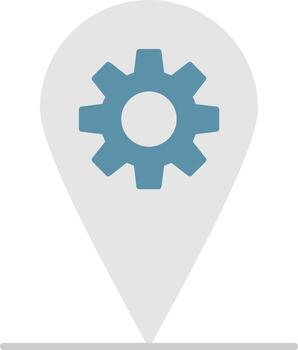 Localization Flat Icon vector
