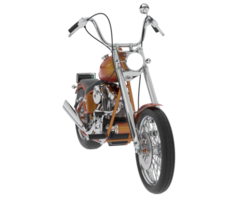 motorcykel isolerat på bakgrund. 3d tolkning - illustration png