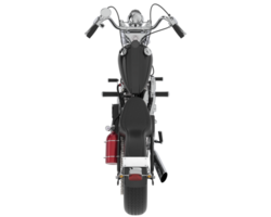 Motorrad isoliert auf Hintergrund. 3d Rendern - - Illustration png