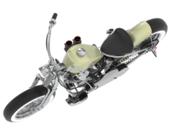 Motorcycle isolated on background. 3d rendering - illustration png