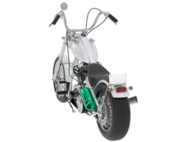 motocicleta isolado em fundo. 3d Renderização - ilustração png