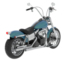 motorcykel isolerat på bakgrund. 3d tolkning - illustration png